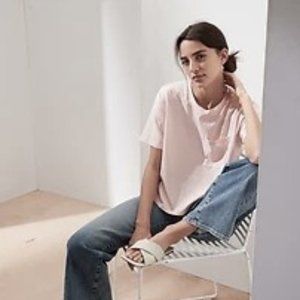 Banana Republic Organic Cotton Boxy Pocket T-Shirt, size XS